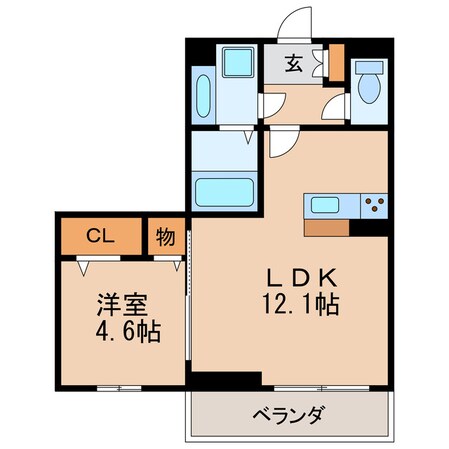 Branch千種の物件間取画像